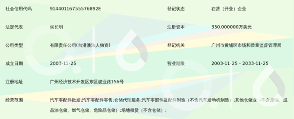 广州戴得汽车零部件